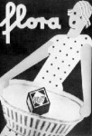 Flóra szappan plakát 1920-as évekből