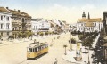 Villamos a kassai Főutcán Villamos a kassai Főutcán
