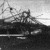A felrobbant és elpusztult Zeppelin-féle kormányozható léghajó romjai