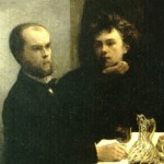 Verlaine és Rimbaud - Henri Fantin-Latour festménye