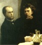 Verlaine és Rimbaud - Henri Fantin-Latour festménye