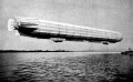 Zeppelin utolsó léghajója repülés közben