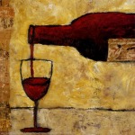 A vörös bor - poszter