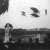 Képünk Lambert gróf repülőgépét repülés közben ábrázolja