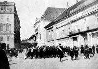 Katonai őrségváltás a budai várban