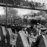 Sztrájkoló francia vasutasok 1910-ben
