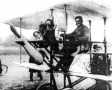 Alfred Ritter von Pischof aeroplánján Alfred Ritter von Pischof aeroplánján