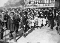 Munkástüntetés 1910-ben a lakbérdrágaság miatt (VI. kerületiek)