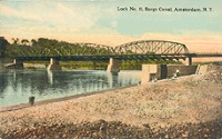 Barge Canal, Amszterdam (képeslap 1912-ből)