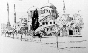 Konstantinápolyi képek: A Szt. Iréne templom (hadi múzeum)