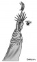 Karikatúra a szabadság szimbólumáról