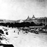 Erdészeti és pénzügyi paloták Kolozsváron  1900 körül