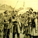 A montenegrói uralkodó és serege, a háború okozói