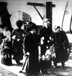 A Novara nevü uj osztrák-magyar cirkálóhajó felavatása