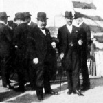 A gáztechnikusok kongresszusának kirándulása az óbudai új gázgyárhoz (1914)