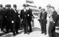 A gáztechnikusok kongresszusának kirándulása az óbudai új gázgyárhoz (1914)