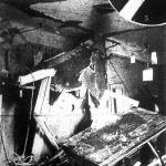 Miklóssy István püspök szobája a robbanás után