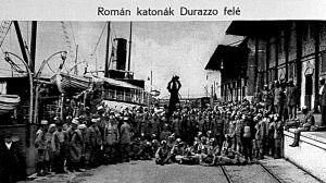 Román katonák Durazzo felé