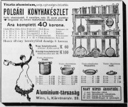 A jól felszerelt honyháért (újsághirdetés 1912-ből)