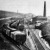 Az angliai bányászsztrájk (1912): veszteglő szenes waggonok Sheffield állomáson