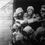 Orosz foglyok szállítás közben