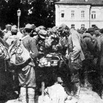 Ausztriai hadifoglyok reggeliznek