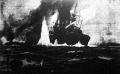 Pusztulása egy német csatahajónak, melyet egy búvárhajó süllyesztett el