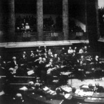 A magyar delegáció ülése