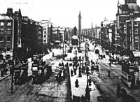 A dublini Sacheville-street, amelyen az írek rövid szabadságharcának fontos eseményei zajlottak