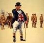 Angliát szimbolizáló John Bull egy bevonulást népszerűsítő plakáton