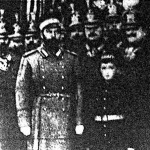 II.Miklós cár és fia, a tizenhárom éves Alexej Nyikolajevics