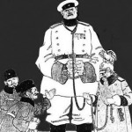 Breszt-Litovszk, 1918. március 3. egy karikatúrán