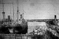 Csapataink által lefoglalt orosz hajók az odesszai kikötőben