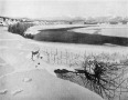 Barkász Lajos: Falurészlet télen Barkász Lajos: Falurészlet télen