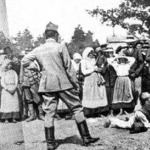 Román katonák botoznak 1919-ben