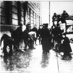Ingyen faosztás az utcán 1919-ben