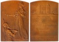 A Kereskedelmi Minisztérium emlékplakettje a párizsi világkiállítás alkalmából (1900) A Kereskedelmi Minisztérium emlékplakettje a párizsi világkiállítás alkalmából (1900)