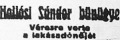 Hollósi Sándor bűnügye Hollósi Sándor bűnügye