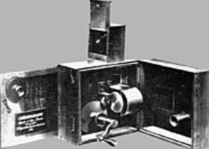 Filmfelvevö kamera az 1910-es években
