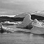 Az északi-sarki jegek napsütésben