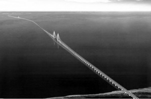 A világ leghosszabb hídja a Sárga Tengeren
