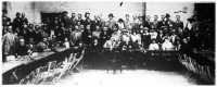 A magyar vegyészek kongresszusának tagjai az Első Magyar Részvény Serfőzde gyárában