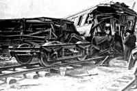 A hálókocsi romjai Dorozsmán