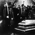 Nagyatádi Szabó István temetése - a koporsó