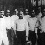 A hősök emlékversenyének nyertesei és résztvevői Terstyánszky, Polányi, Petschauer, Dunay, Garay (1.), Glykais (3.), Ráday (2.), Gombos