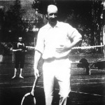 Bethlen István gróf miniszterelnök teniszezik a MAC-pályán (1927.május)