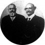 A jobb oldalon Wlassics Gyuka, a balon Hadik János