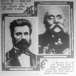 Rákosi Jenő és Herczeg Ferenc írók
