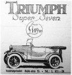 A Triumph márka hirdetése
