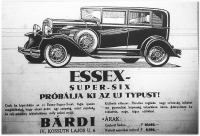 Essex-autó (hirdetés)